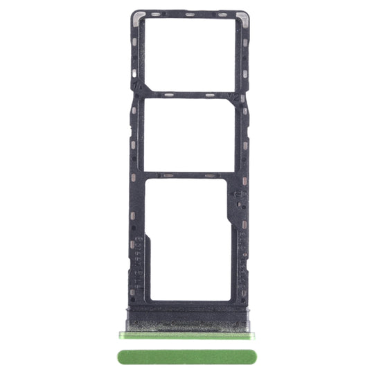 For Infinix Hot 12 Play NFC X6816C SIM Card Tray + SIM Card Tray + Micro SD Card Tray (Green)