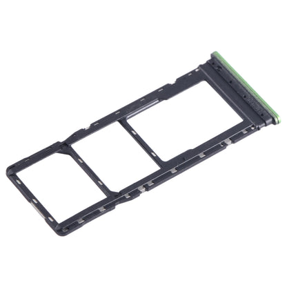 For Infinix Hot 12 Play NFC X6816C SIM Card Tray + SIM Card Tray + Micro SD Card Tray (Green) - Card Tray by buy2fix | Online Shopping UK | buy2fix