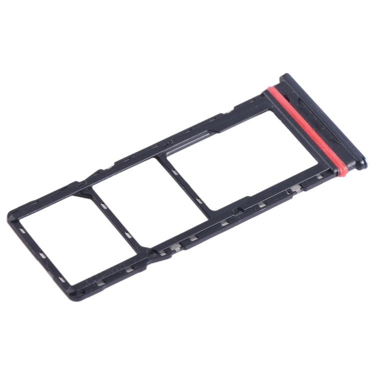 For Infinix Smart 6 Plus India X6823 SIM Card Tray + SIM Card Tray + Micro SD Card Tray (Blue) - Card Tray by buy2fix | Online Shopping UK | buy2fix