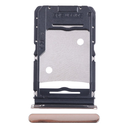 For Infinix Zero 20 X6821 SIM Card Tray + SIM Card Tray + Micro SD Card Tray (Gold) - Card Tray by buy2fix | Online Shopping UK | buy2fix