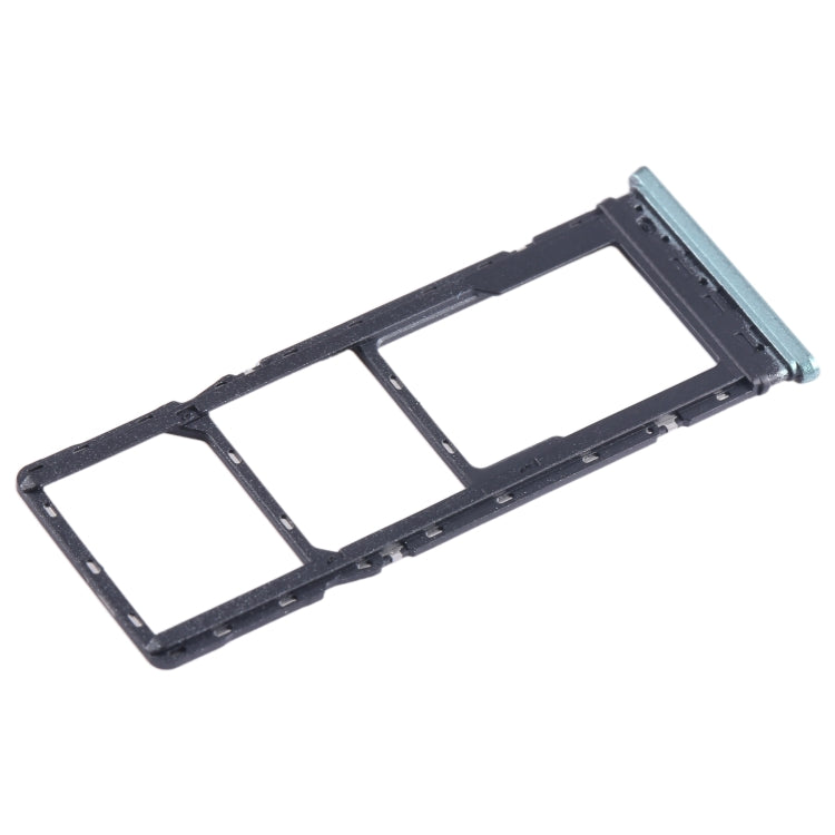 For Infinix Hot 20i X665 SIM Card Tray + SIM Card Tray + Micro SD Card Tray (Green) - Card Tray by buy2fix | Online Shopping UK | buy2fix