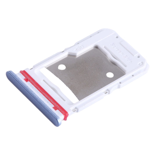 For Infinix Hot 20 5G X666 SIM Card Tray + SIM Card Tray + Micro SD Card Tray (Blue) - Card Tray by buy2fix | Online Shopping UK | buy2fix