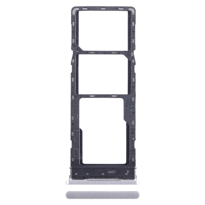 For Infinix Hot 20 X6826 SIM Card Tray + SIM Card Tray + Micro SD Card Tray (White) - Card Tray by buy2fix | Online Shopping UK | buy2fix