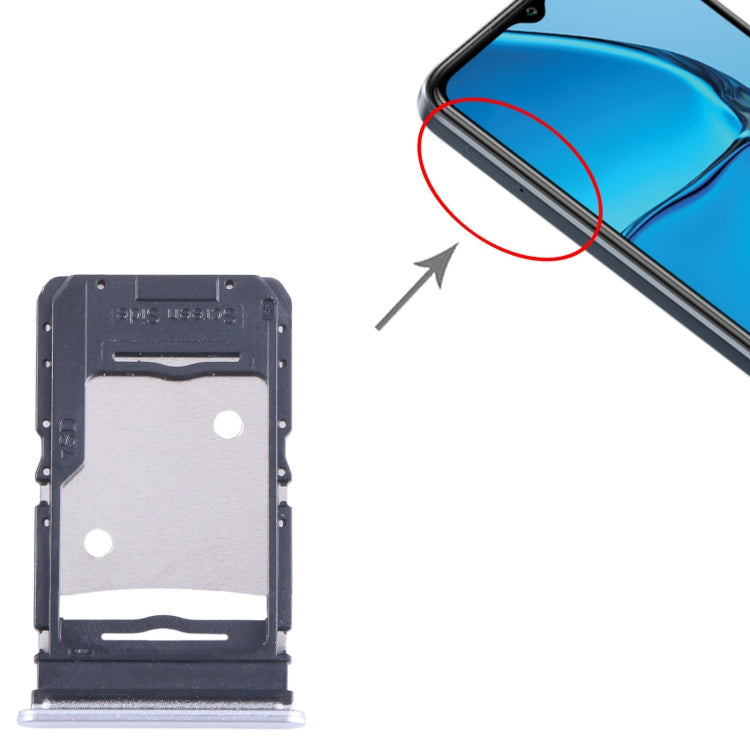 For Infinix Hot 20S X6827 SIM Card Tray + SIM Card Tray + Micro SD Card Tray (Purple) - Card Tray by buy2fix | Online Shopping UK | buy2fix