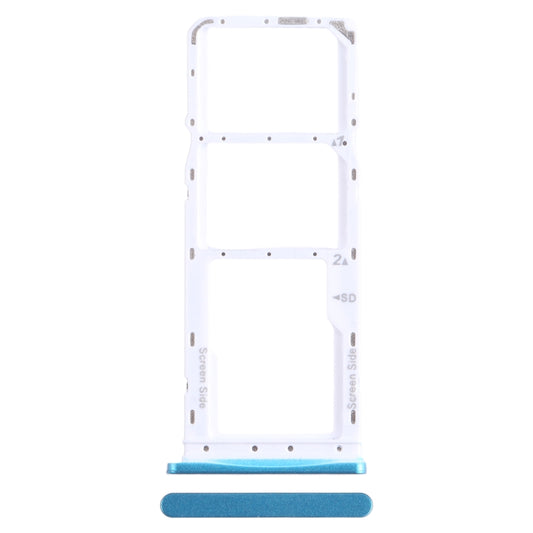 For Infinix Smart 7 India X6517 SIM Card Tray + SIM Card Tray + Micro SD Card Tray (Green) - Card Tray by buy2fix | Online Shopping UK | buy2fix