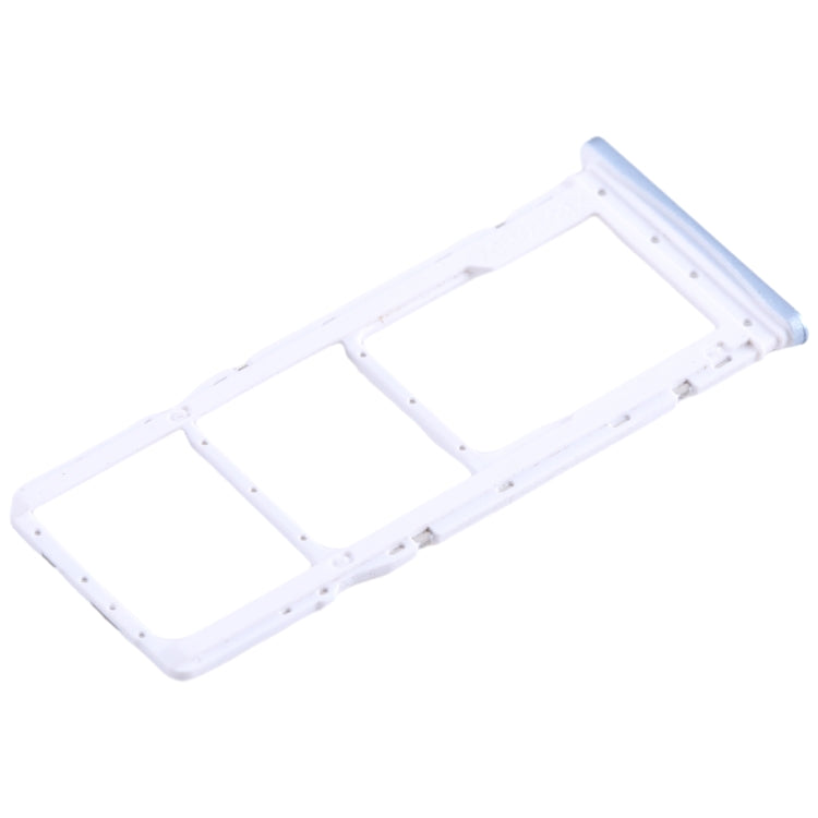 For Infinix Smart 7 India X6517 SIM Card Tray + SIM Card Tray + Micro SD Card Tray (Blue) - Card Tray by buy2fix | Online Shopping UK | buy2fix