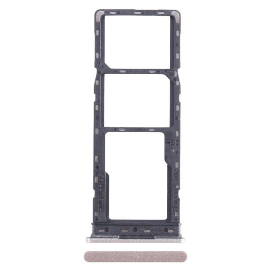 For Infinix Hot 30i X669 SIM Card Tray + SIM Card Tray + Micro SD Card Tray (Gold) - Card Tray by buy2fix | Online Shopping UK | buy2fix
