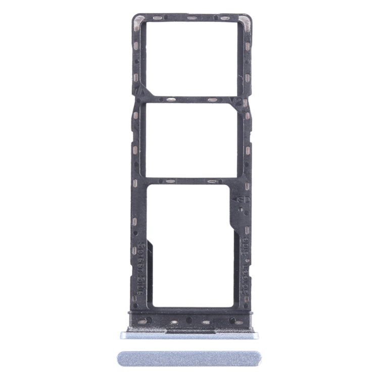 For Infinix Hot 30i X669 SIM Card Tray + SIM Card Tray + Micro SD Card Tray (Blue) - Card Tray by buy2fix | Online Shopping UK | buy2fix