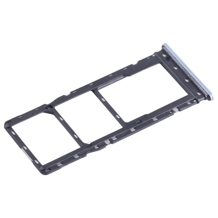 For Infinix Hot 30i X669 SIM Card Tray + SIM Card Tray + Micro SD Card Tray (Blue) - Card Tray by buy2fix | Online Shopping UK | buy2fix