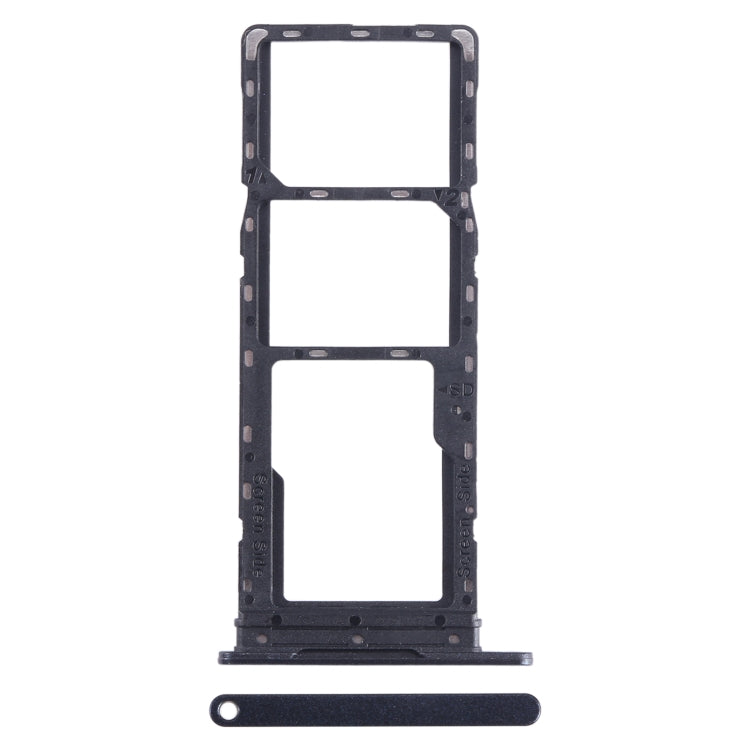 For Infinix Smart 7 HD X6516 SIM Card Tray + SIM Card Tray + Micro SD Card Tray (Black) - Card Tray by buy2fix | Online Shopping UK | buy2fix