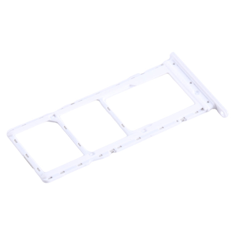 For Infinix Smart 7 HD X6516 SIM Card Tray + SIM Card Tray + Micro SD Card Tray (White) - Card Tray by buy2fix | Online Shopping UK | buy2fix