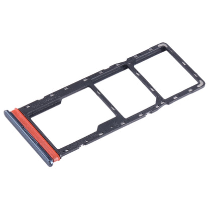 For Tecno Spark 10 SIM Card Tray + SIM Card Tray + Micro SD Card Tray (Black) - Card Tray by buy2fix | Online Shopping UK | buy2fix