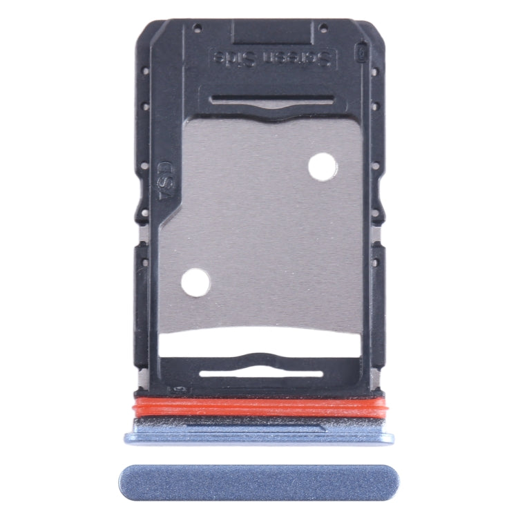 For Infinix Note 12 Pro 4G SIM Card Tray + SIM Card Tray + Micro SD Card Tray (Blue) - Card Tray by buy2fix | Online Shopping UK | buy2fix