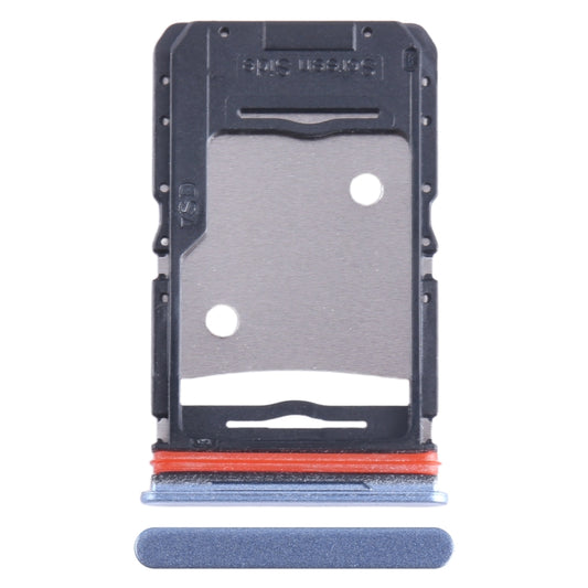 For Infinix Note 12 Pro 4G SIM Card Tray + SIM Card Tray + Micro SD Card Tray (Blue) - Card Tray by buy2fix | Online Shopping UK | buy2fix