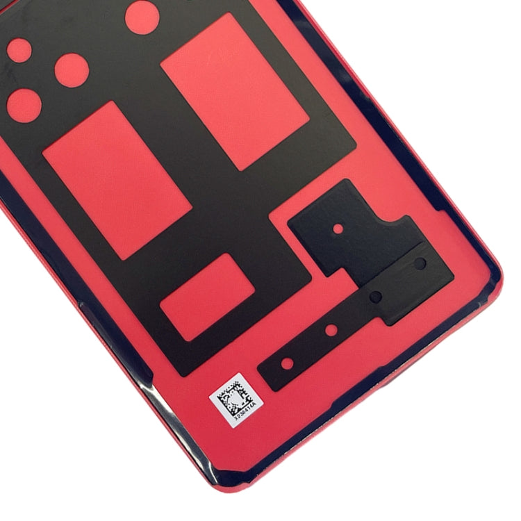 For OnePlus 11R CPH2487 Battery Leather Back Cover(Red) - Back Cover by buy2fix | Online Shopping UK | buy2fix