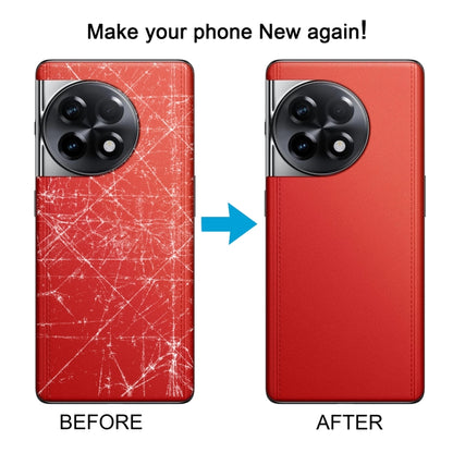 For OnePlus 11R CPH2487 Battery Leather Back Cover(Red) - Back Cover by buy2fix | Online Shopping UK | buy2fix