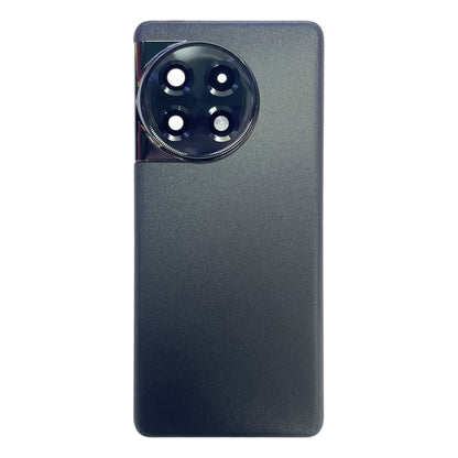 For OnePlus ACE 2 PHK110 Battery Glass Back Cover(Black) - Back Cover by buy2fix | Online Shopping UK | buy2fix
