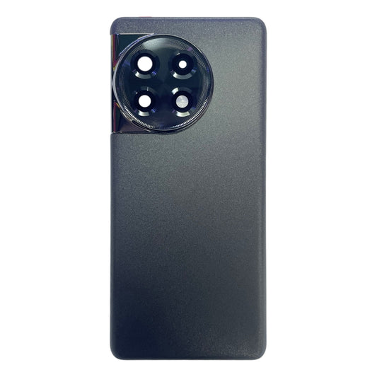 For OnePlus ACE 2 PHK110 Battery Glass Back Cover(Black) - Back Cover by buy2fix | Online Shopping UK | buy2fix