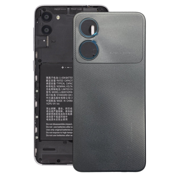 Battery Back Cover for ZTE Blade A34(Grey) - For ZTE by buy2fix | Online Shopping UK | buy2fix
