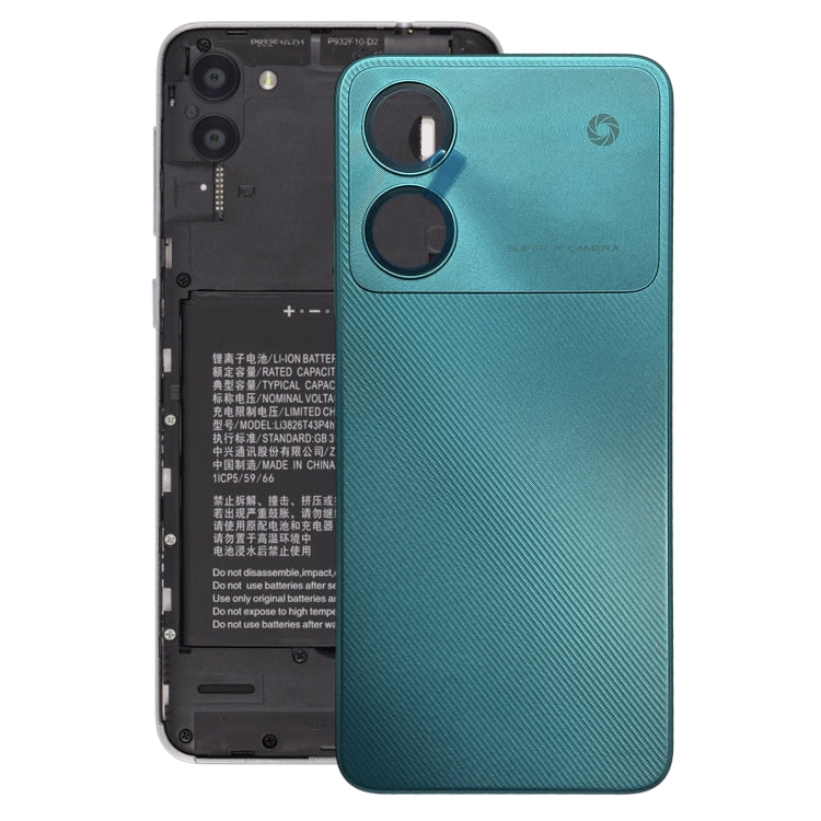 Battery Back Cover for ZTE Blade A34(Blue) - For ZTE by buy2fix | Online Shopping UK | buy2fix