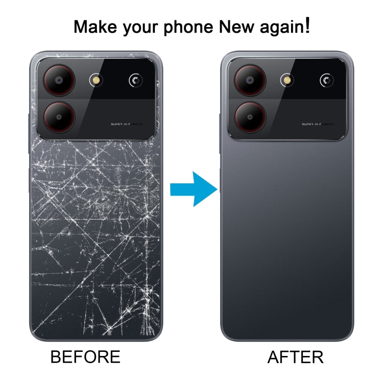 Battery Back Cover for ZTE Blade A54 (Grey) - For ZTE by buy2fix | Online Shopping UK | buy2fix