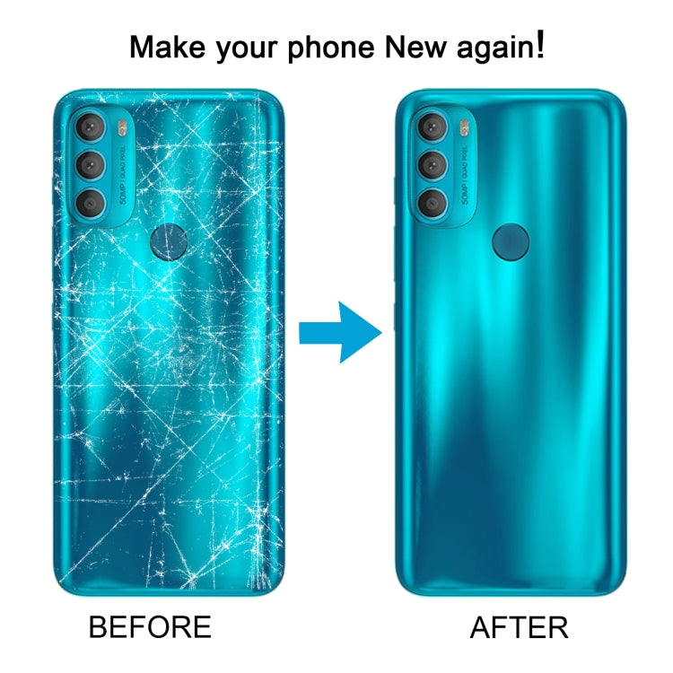 For Motorola Moto G71 5G Original Battery Back Cover (Green) - Back Cover by buy2fix | Online Shopping UK | buy2fix