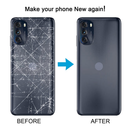 For Motorola Moto G 2022 Original Battery Back Cover(Grey) - Back Cover by buy2fix | Online Shopping UK | buy2fix