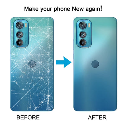 For Motorola Edge 30 Original Battery Back Cover(Blue) - Back Cover by buy2fix | Online Shopping UK | buy2fix