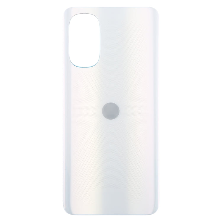 For Motorola Moto G82 Original Battery Back Cover(White) - Back Cover by buy2fix | Online Shopping UK | buy2fix