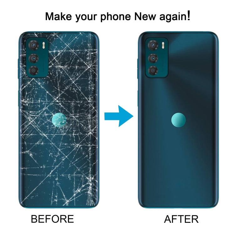 For Motorola Moto G42 Original Battery Back Cover(Blue) - Back Cover by buy2fix | Online Shopping UK | buy2fix