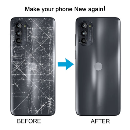 For Motorola Moto G52 Original Battery Back Cover(Grey) - Back Cover by buy2fix | Online Shopping UK | buy2fix