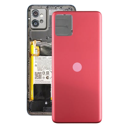 For Motorola Moto G32 Original Battery Back Cover(Red) - Back Cover by buy2fix | Online Shopping UK | buy2fix