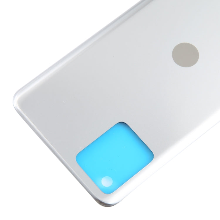 For Motorola Moto G32 Original Battery Back Cover(Silver) - Back Cover by buy2fix | Online Shopping UK | buy2fix