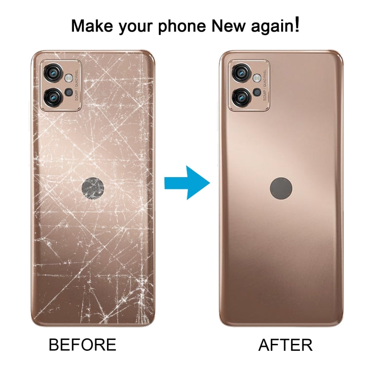 For Motorola Moto G32 Original Battery Back Cover(Red) - Back Cover by buy2fix | Online Shopping UK | buy2fix