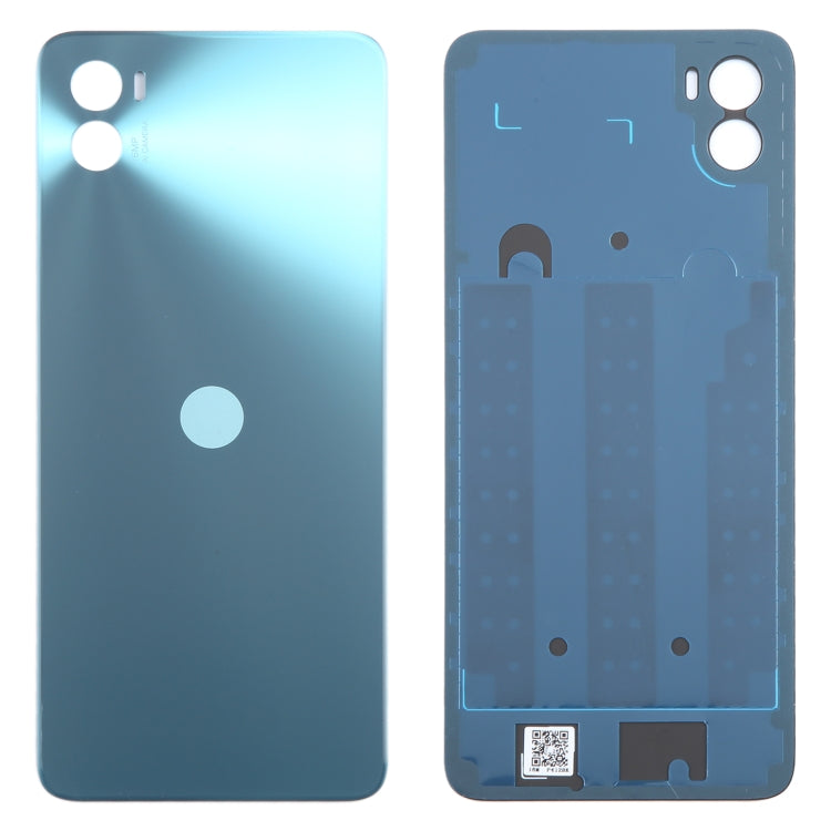 For Motorola Moto E22s Original Battery Back Cover(Blue) - Back Cover by buy2fix | Online Shopping UK | buy2fix
