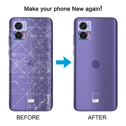 For Motorola Edge 30 Neo Original Battery Back Cover(Blue) - Back Cover by buy2fix | Online Shopping UK | buy2fix