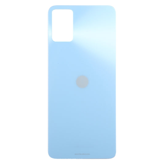 For Motorola Moto E22 Original Battery Back Cover(Light Blue) - Back Cover by buy2fix | Online Shopping UK | buy2fix