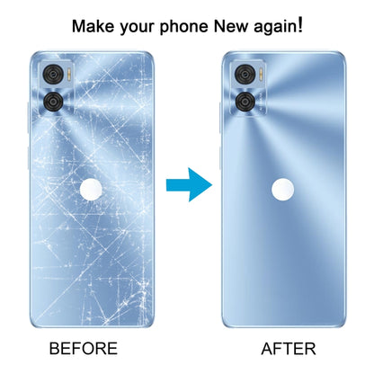 For Motorola Moto E22 Original Battery Back Cover(Deep Blue) - Back Cover by buy2fix | Online Shopping UK | buy2fix