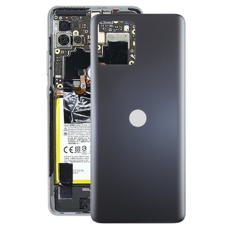 For Motorola Moto G72 Original Battery Back Cover(Black) - Back Cover by buy2fix | Online Shopping UK | buy2fix