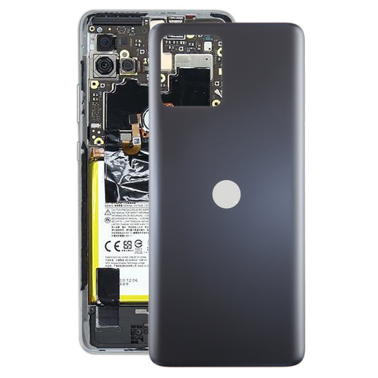 For Motorola Moto G72 Original Battery Back Cover(Black) - Back Cover by buy2fix | Online Shopping UK | buy2fix