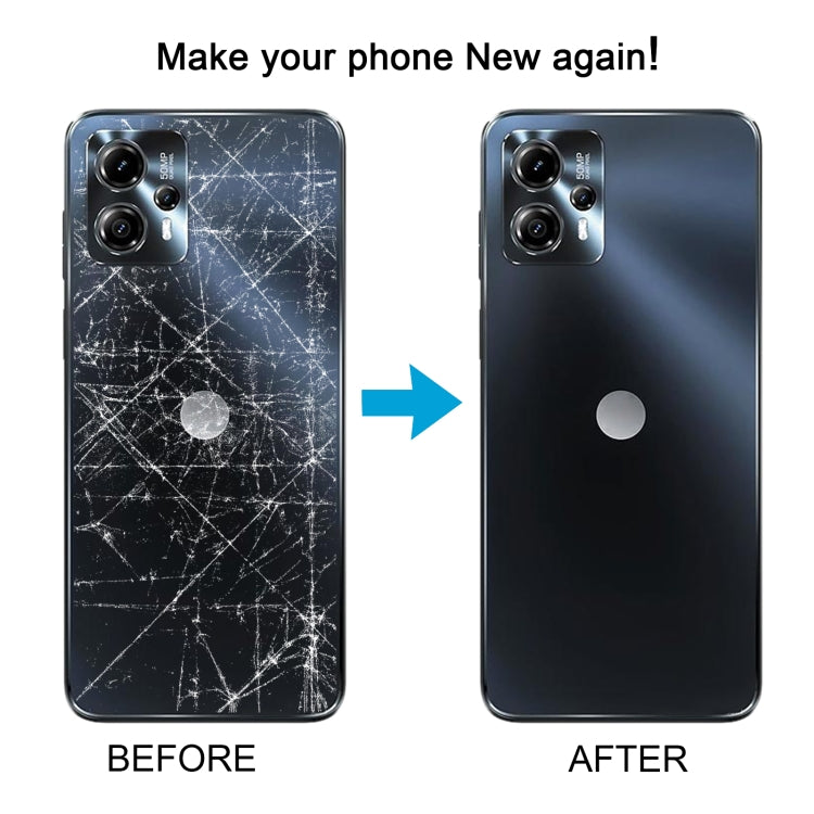 For Motorola Moto G23 Original Battery Back Cover(Black) - Back Cover by buy2fix | Online Shopping UK | buy2fix