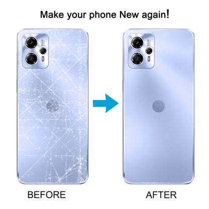 For Motorola Moto G13 Original Battery Back Cover(Gold) - Back Cover by buy2fix | Online Shopping UK | buy2fix