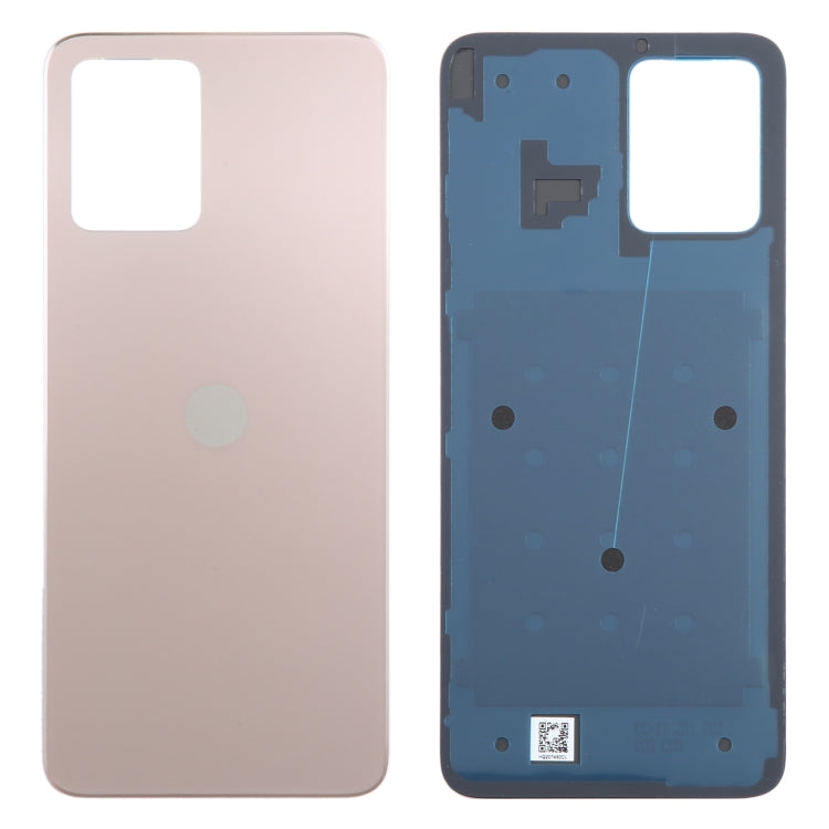For Motorola Moto G53 Original Battery Back Cover(Gold) - Back Cover by buy2fix | Online Shopping UK | buy2fix
