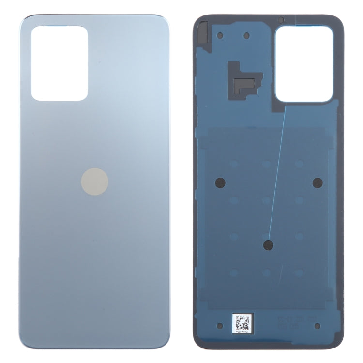 For Motorola Moto G53 Original Battery Back Cover(Silver) - Back Cover by buy2fix | Online Shopping UK | buy2fix