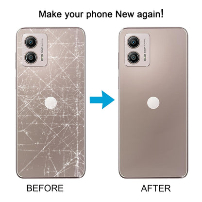 For Motorola Moto G53 Original Battery Back Cover(Gold) - Back Cover by buy2fix | Online Shopping UK | buy2fix