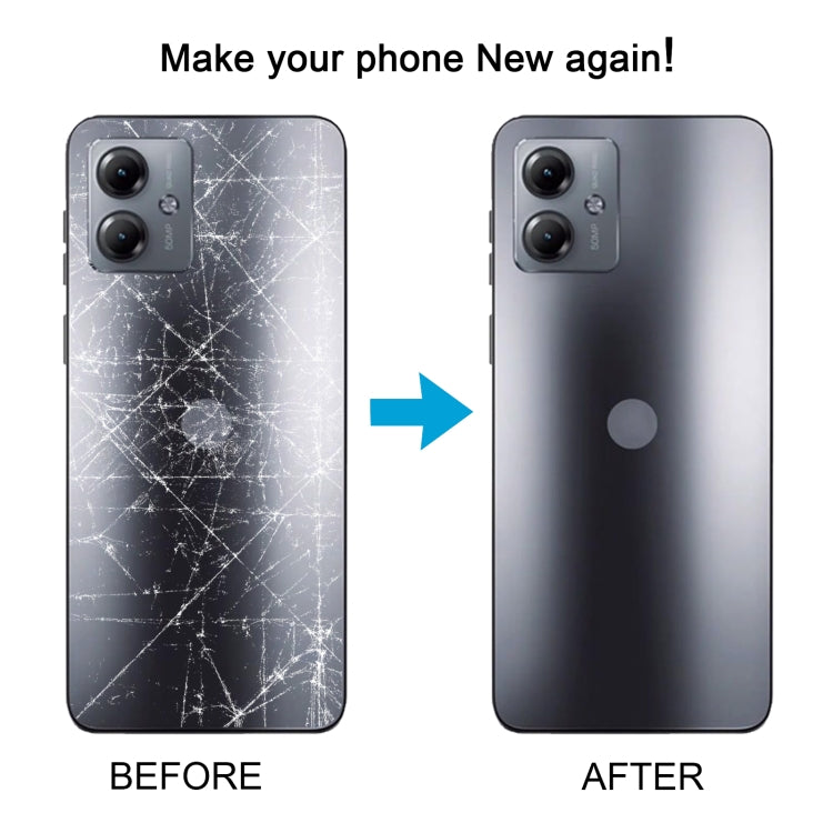 For Motorola Moto G14 Original Battery Back Cover(Black) - Back Cover by buy2fix | Online Shopping UK | buy2fix