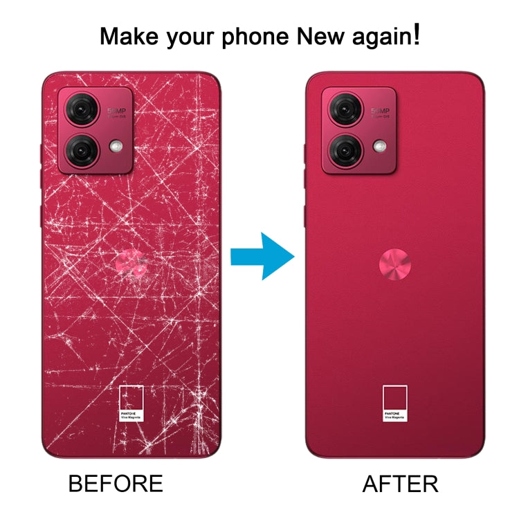 For Motorola Moto G84 Original Battery Back Cover(Red) - Back Cover by buy2fix | Online Shopping UK | buy2fix