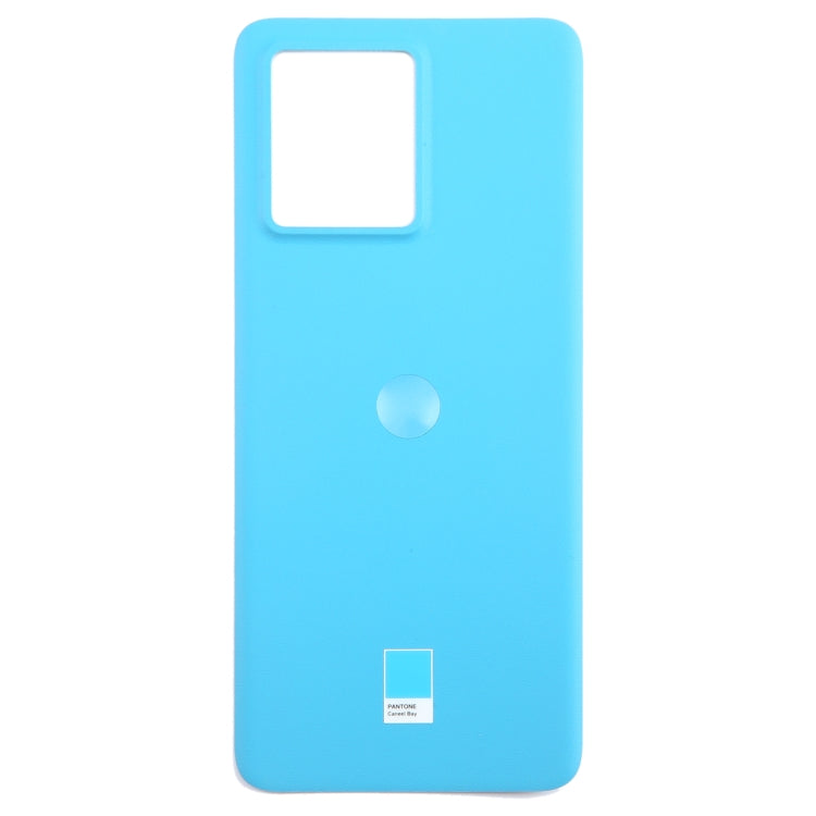For Motorola Edge 40 Neo Original Battery Back Cover(Blue) - Back Cover by buy2fix | Online Shopping UK | buy2fix
