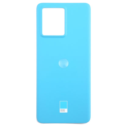 For Motorola Edge 40 Neo Original Battery Back Cover(Blue) - Back Cover by buy2fix | Online Shopping UK | buy2fix
