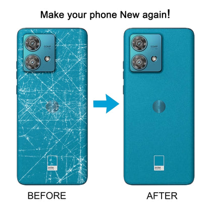 For Motorola Edge 40 Neo Original Battery Back Cover(Blue) - Back Cover by buy2fix | Online Shopping UK | buy2fix
